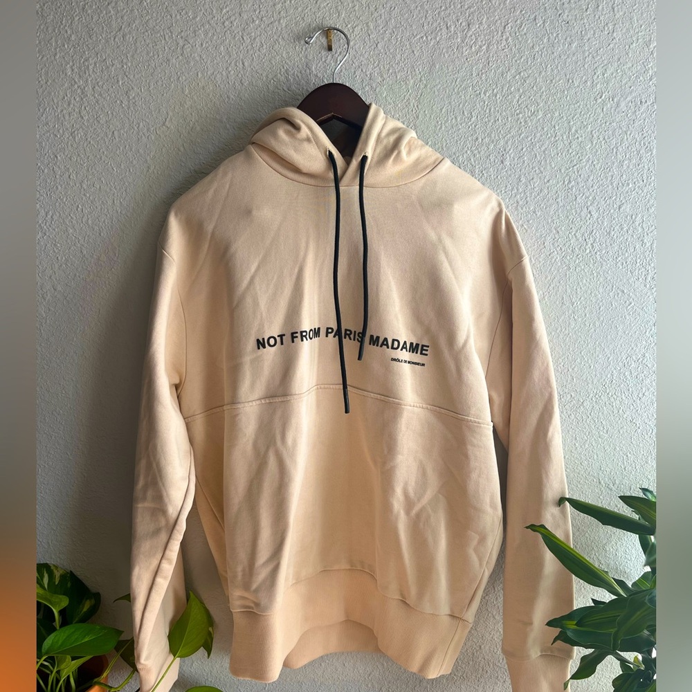 DRÔLE DE MONSIEUR CREAM HOODIE - NEW